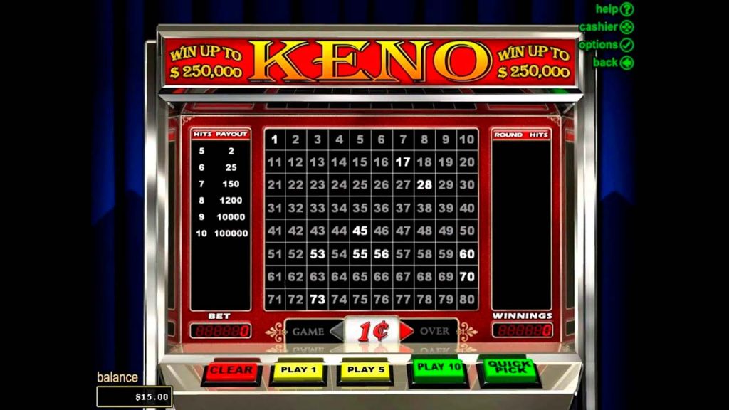 keno table